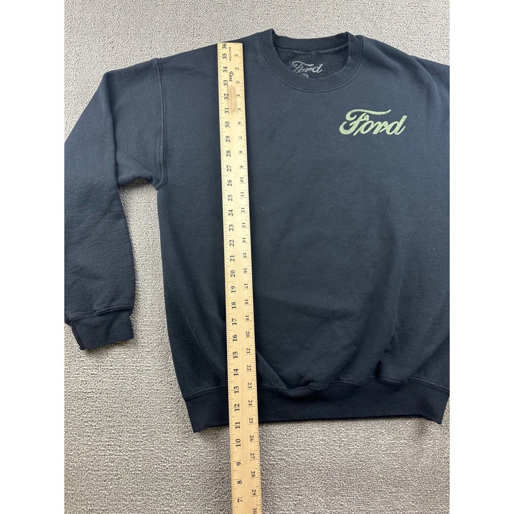 Ford Bronco Sweatshirt Men M Black Car Graphic Logo Print Crewneck Long Sleeve - Picture 6 of 8